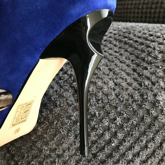 DV by Dolce Vita Blue Suede Booties - Picture 6 of 8